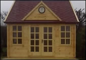 Alpine Log Cabin can be used as a garden office, playhouse, garden shed, garden room, garden store room, shed, timber building, rustic cabin and general garden use.