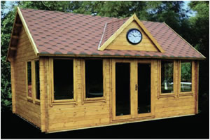 aspen clockhouse summerhouses 70mm