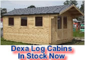 Dexa Log Cabins In Stock now