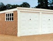 Georgian Range Of Concrete Garages