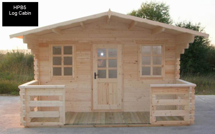 Log Cabins: The HPB5 range of log cabin by Hortons