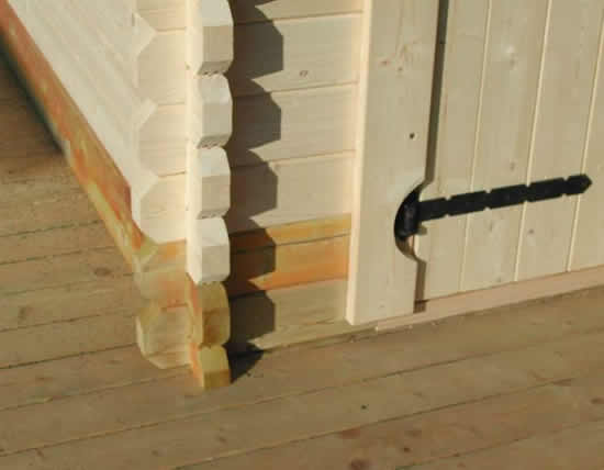 Interlocking garages: Interlocking timber garage 04