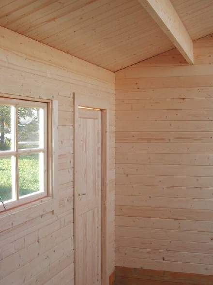 Interlocking garages: Interlocking timber garage 06