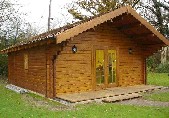 Lillehammer Log Cabin garden office, timber playhouse, garden shed, garden room, garden store room, shed, timber building, rustic cabin and general garden use.