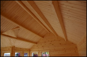 The Hall Log Cabin Internal View2