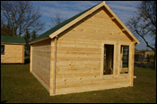 The Hall Log Cabin Side View 3