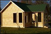 The Hall Log Cabin Side View 4
