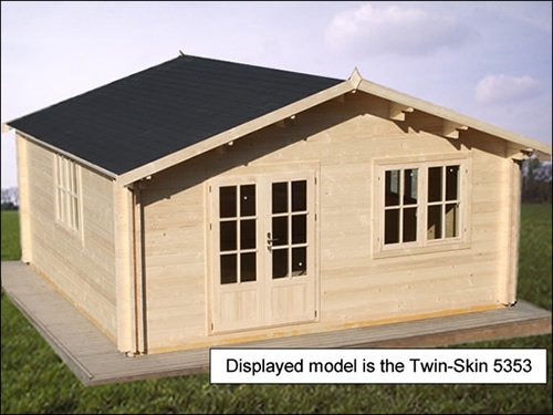 Twin Skin 5353 Log Cabin