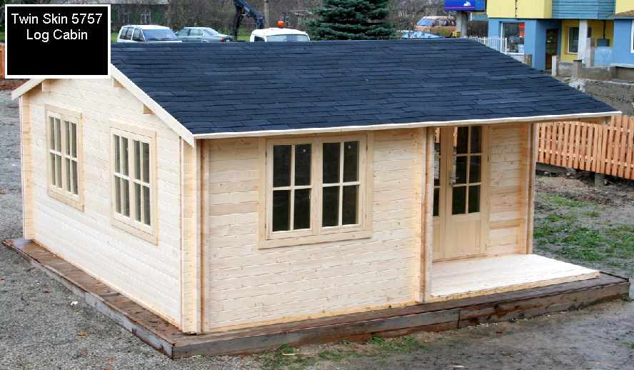 Twin Skin 5757 Log Cabin