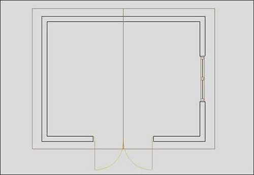 Log cabin floor plan