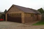 Log Cabin Traditional Timber frame garages