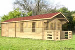 Log Cabin 5m x 10m Romsey Log Cabin