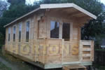 Log Cabin Horsham - 3x6m Twinskin Log Cabin