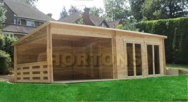 Log Cabin Chelsea 10x4 pent Log Cabin