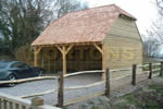 Log Cabin Post and Beam Garages & Carports