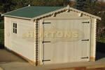 Log Cabin 3m x 5m Interlocking garage