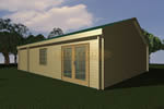 Log Cabin 48 sq m 2 bedroom Log House