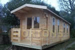 Log Cabin Sutton - 3m x 8m Log Cabin