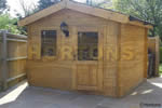 Log Cabin 3x3m Log Cabin Mildred