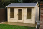 Log Cabin Bradford - 3.5 x 2.5 Log Cabin