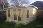 Log Cabin Manchester - 3.5m x 3.5m Log Cabins