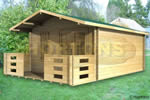 Log Cabin 4x5 Dartford log cabin