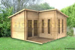 Log Cabin Alton - 4m x 4m Log Cabin