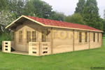 Log Cabin 5x12 Eastbourne Log Cabin