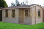 Log Cabin Nottingham - 5x3m Log Cabin