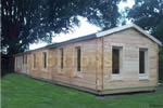 Log Cabin 9.5m x 3.5m Buxton Log Cabin