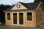 Log Cabin Mini Clockhouse 4m x 4m Log Cabin