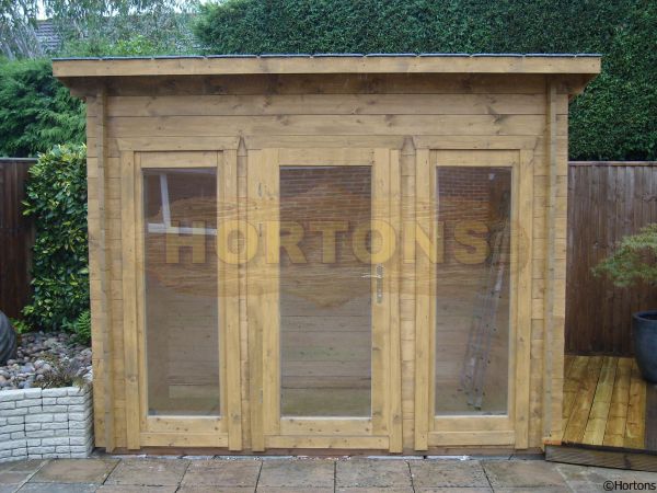 Log Cabin 3.5x2.5m Dulwich Pent roof