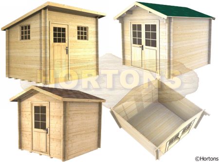 Log Cabin Small Log Cabins up to 2.5m