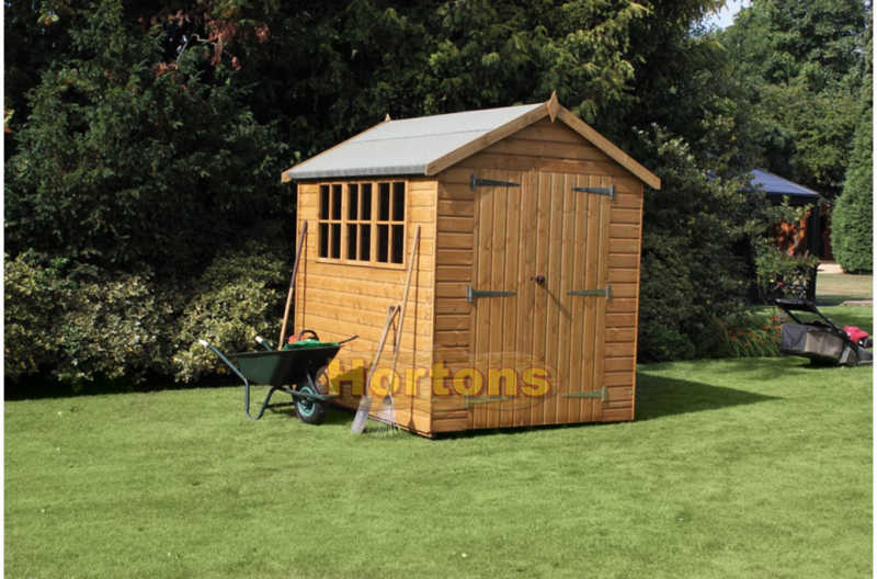 Log Cabin Heavy Duty Apex Shed, free erection