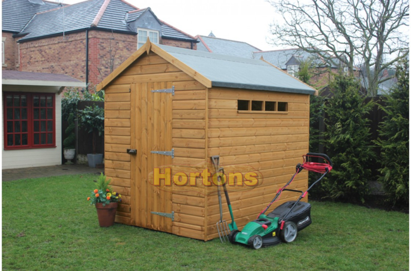 Log Cabin Apex Security Shed, free erection