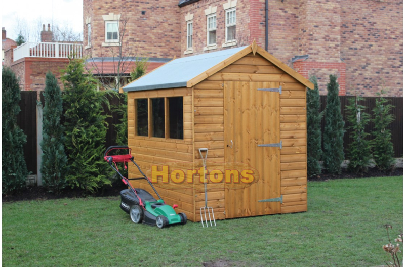 Log Cabin Supreme Apex Shed - free erection