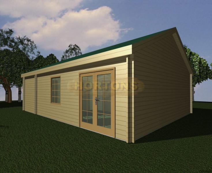 Product image 48 sq m 2 bedroom Log House