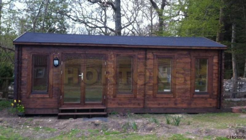 Product image 7.5m x 4.5m Basildon Log Cabin