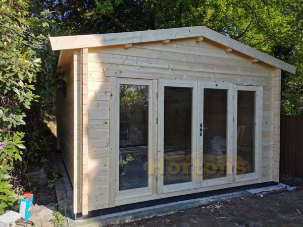 4m x 6m bespoke log cabin garden room with hot tun_1